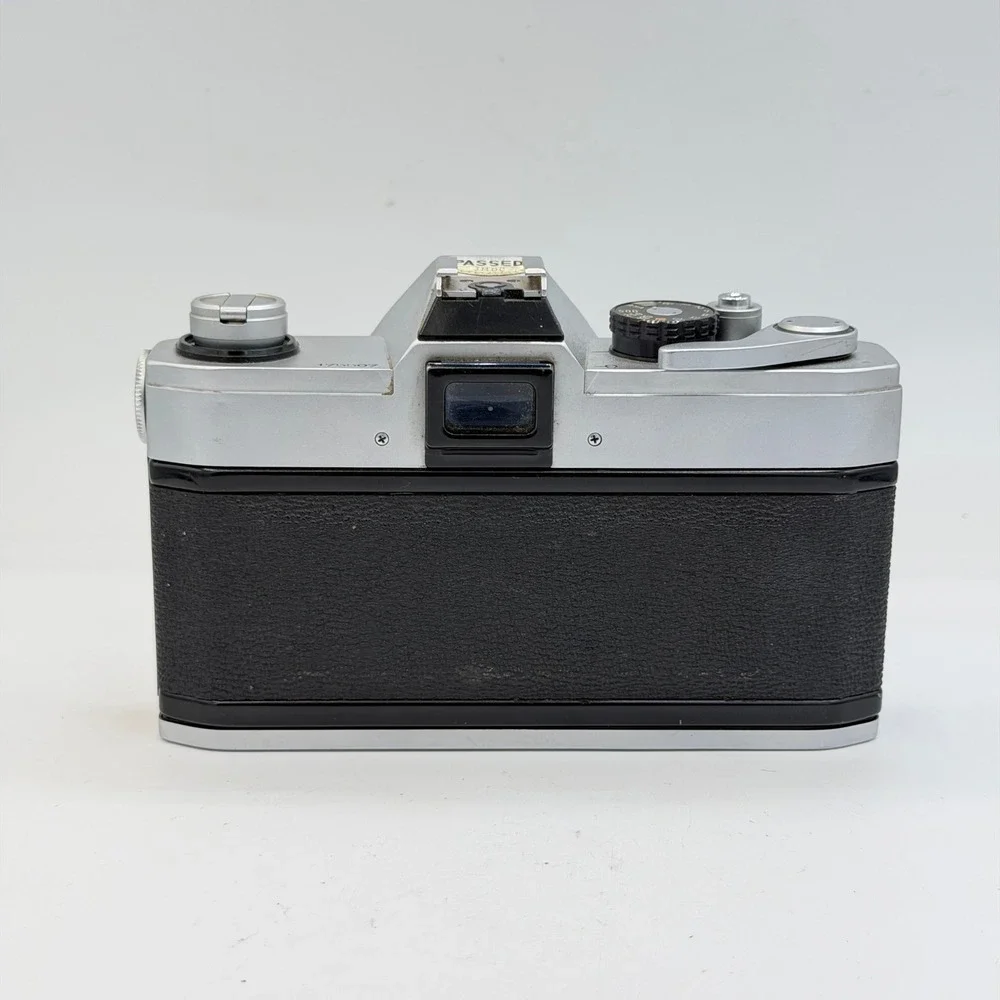 Canon TX 35mm SLR Film Camera Body Silver Black Vintage Manual Focus FD Mount